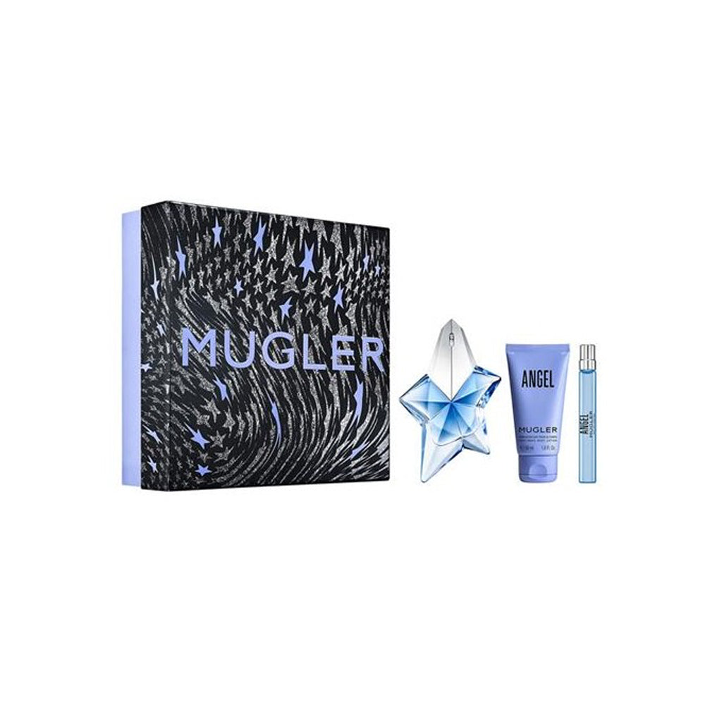 Angel Eau de parfum Ricaricabile Cofanetto regalo con Latte corpo e Travel size_3614274330199_Thierry Mugler
