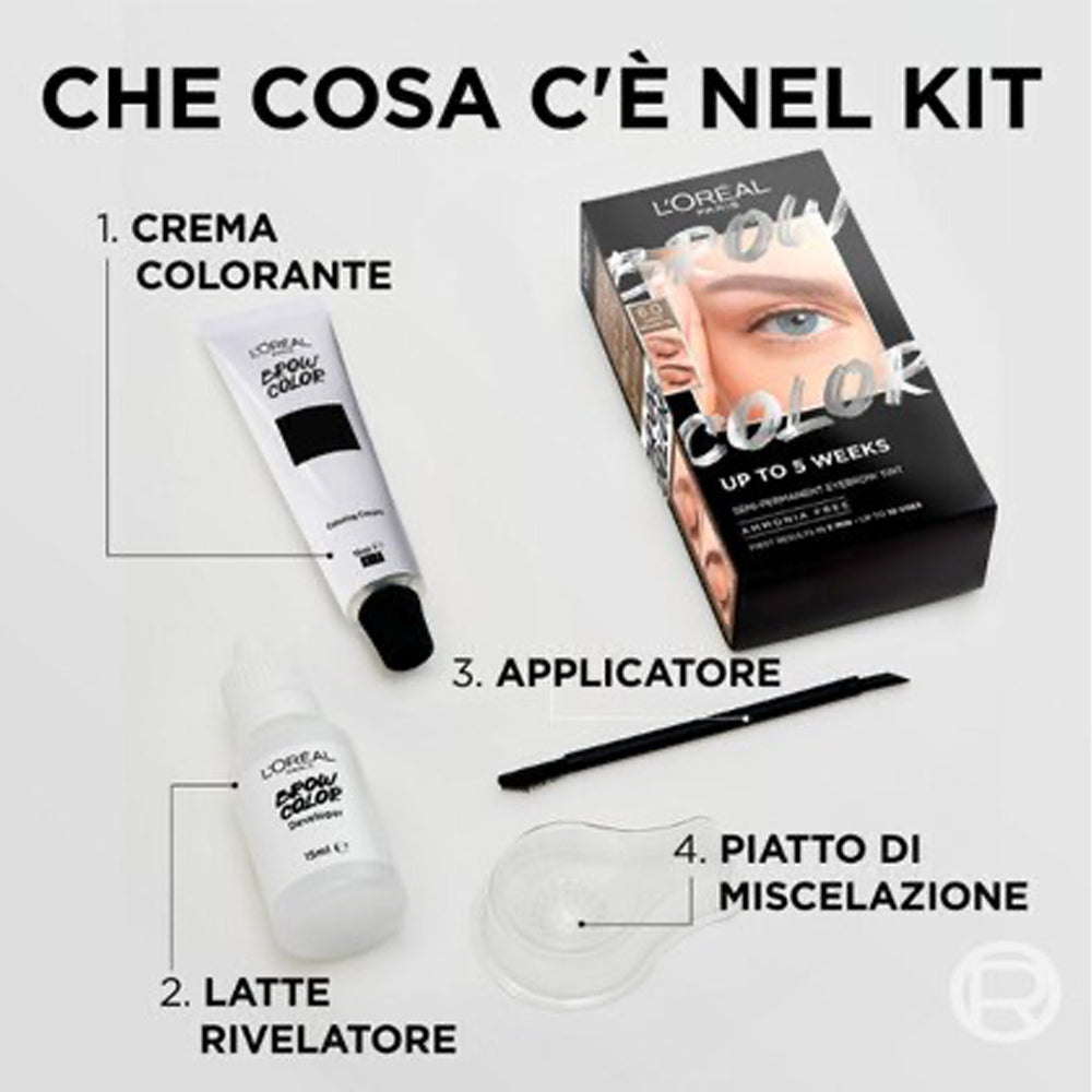 Brow Color Kit Colorazione sopracciglia semipermanente_3600524135904_L'Oreal-4
