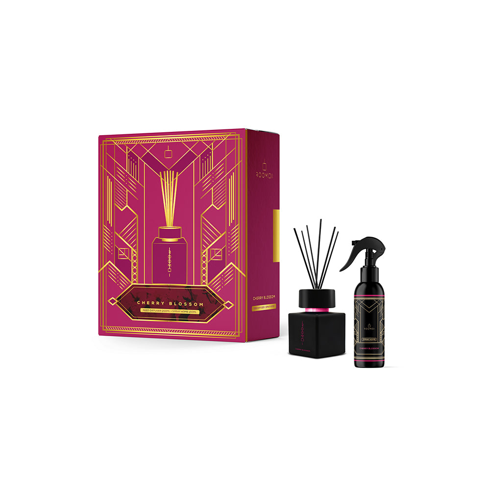Cherry Blossom Profumo Ambiente + Home Spray Cofanetto Regalo_8053629627877_Roomoi