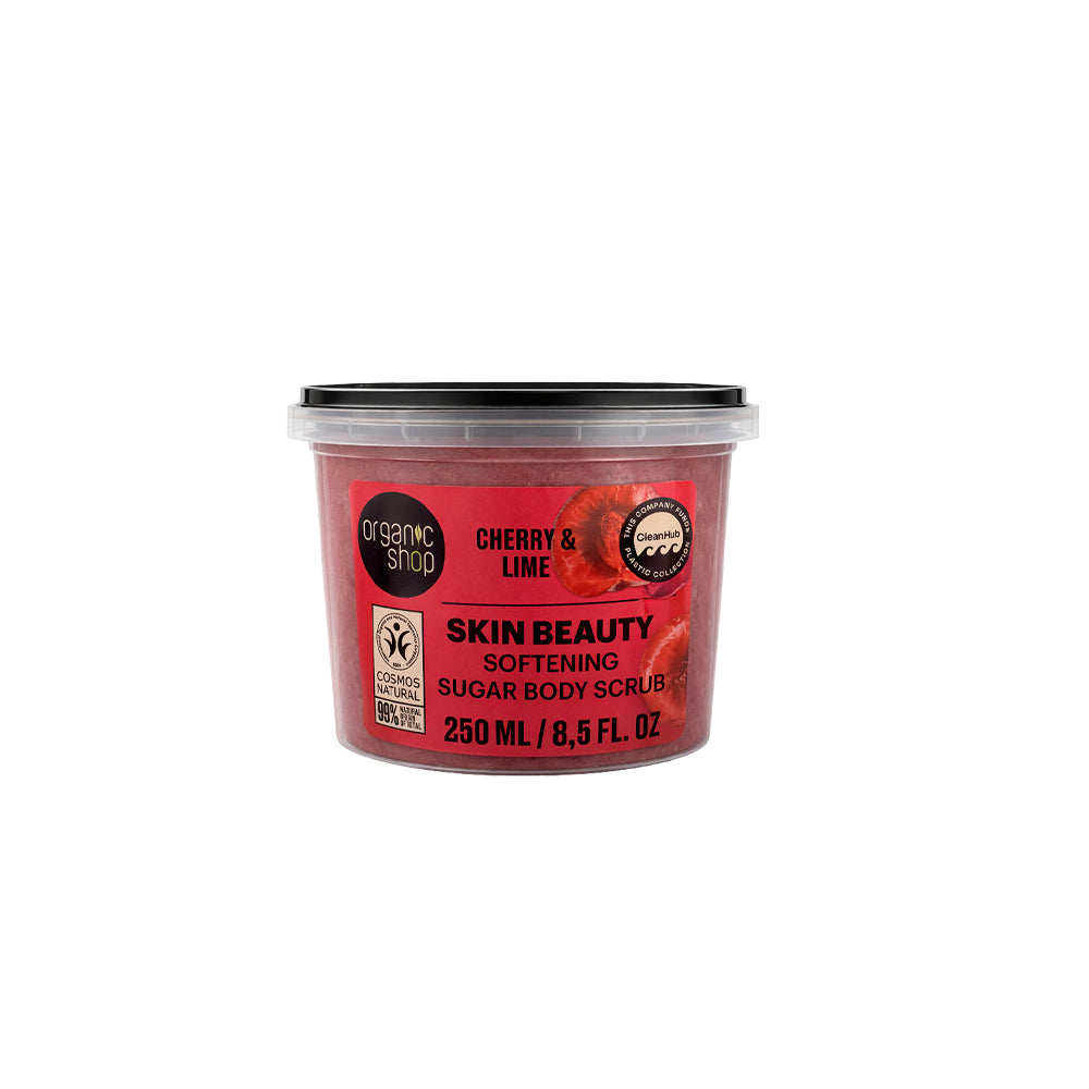 Cherry & Lime Body Scrub 250ml_4743318144948_Organic Shop