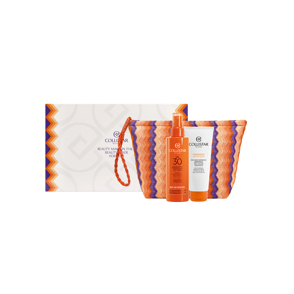 Cofanetto Latte Spray Abbonzante SPF30 & Balsamo Doposole_8015150011129_Collistar