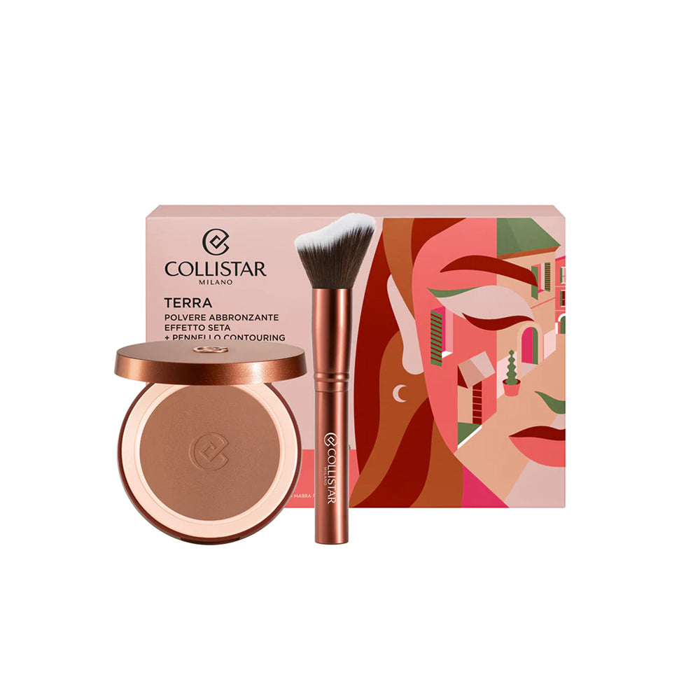 Cofanetto Terra Polvere Abbronzante Effetto Seta + Pennello Contouring_8015150001939_Collistar
