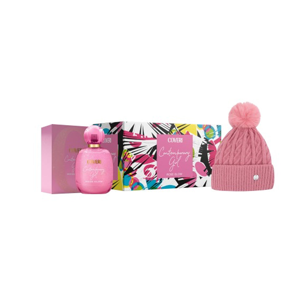 Contemporary Girl Rose Glow Eau de parfum Cofanetto Regalo con Cappellino_8021659003367_Enrico Coveri