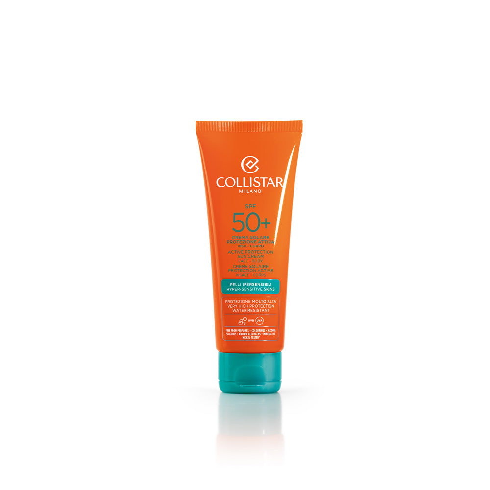 Crema Solare Viso e Corpo Protezione Attiva SPF50_8015150260640_Collistar