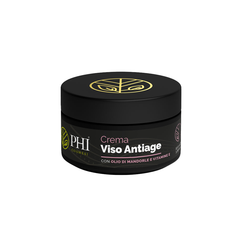 Crema Viso Antiage con Olio di Mandorle e Vitamine E_8052570990252_Phi Professional Beauty