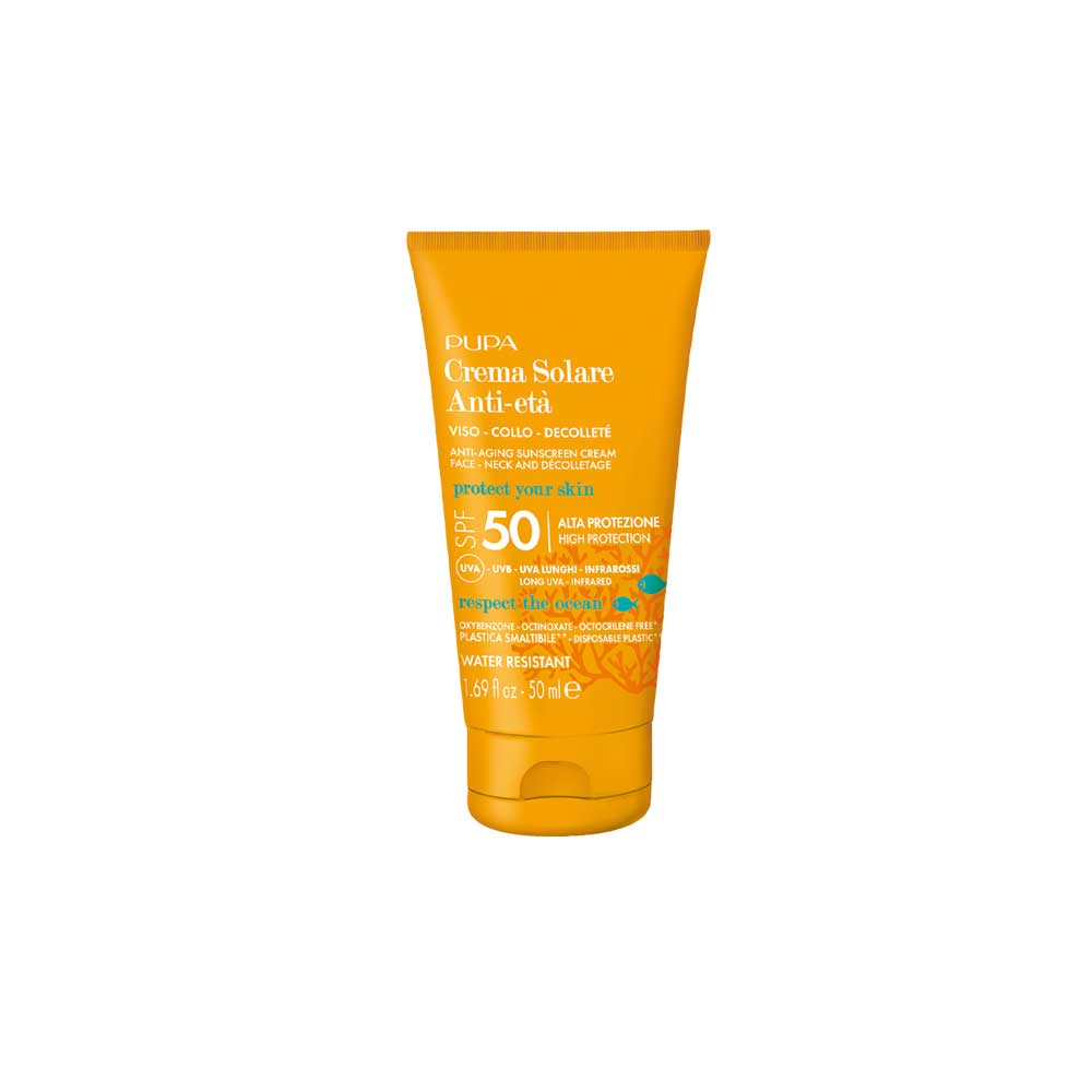 Crema solare Anti-età Viso Collo e Decolleté_8011607361298_Pupa