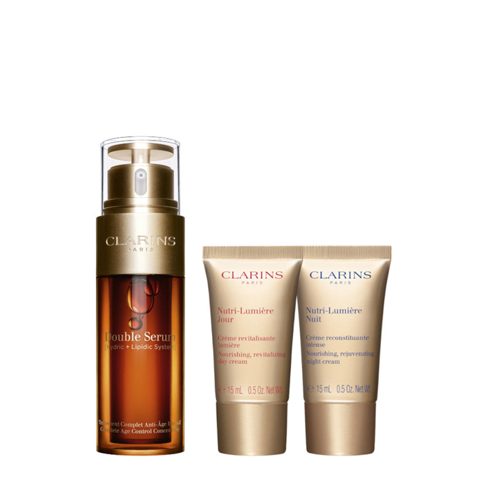 Double Serum + Nutri-Lumiere Cofanetto viso_3666057058134_Clarins-3