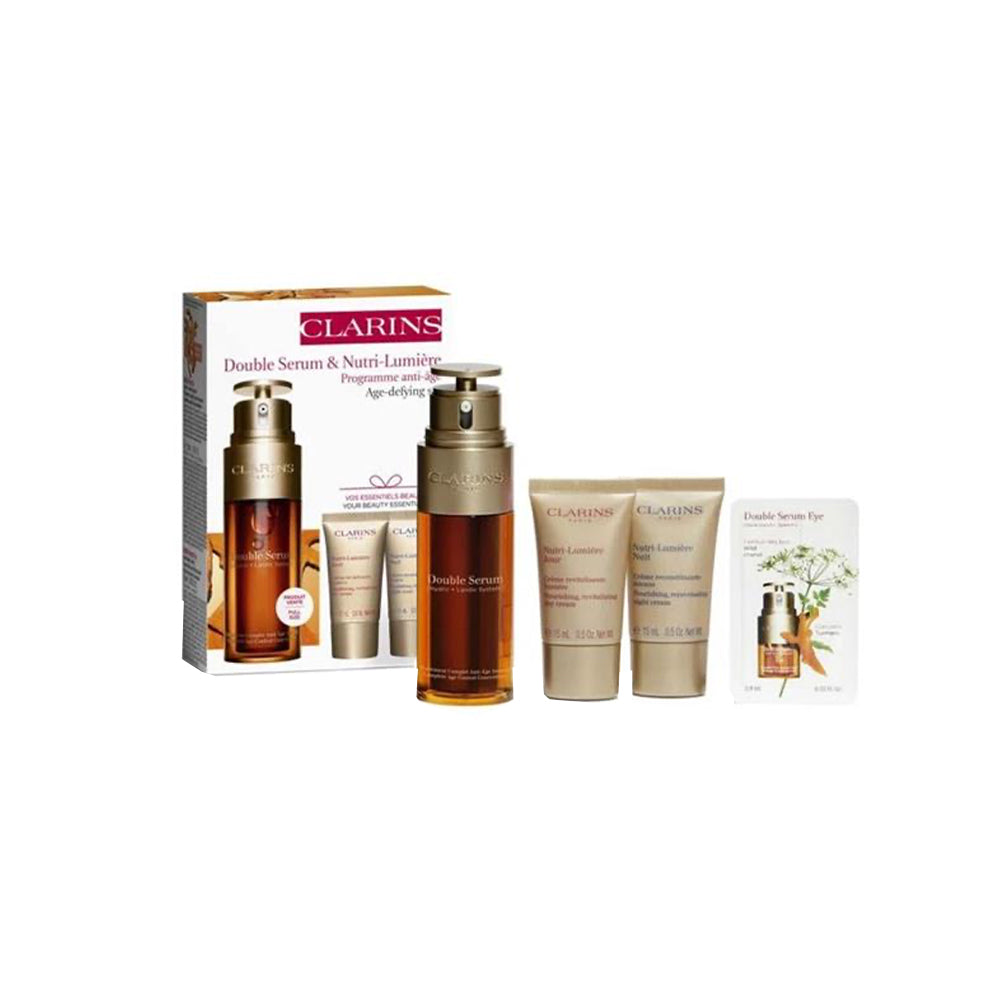 Double Serum & Nutri Lumiere Cofanetto regalo_3666057236419_Clarins