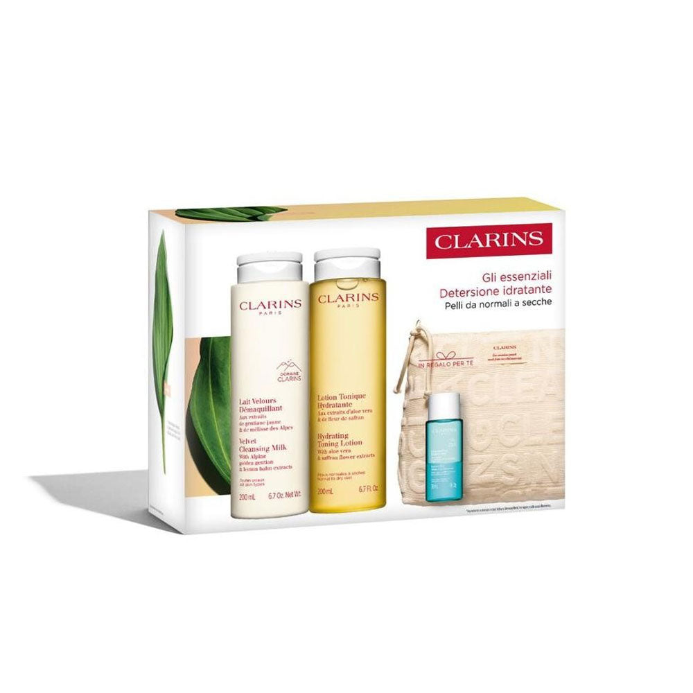 Gli essenziali detersione idratante Kit Regalo_3666057401893_Clarins-2