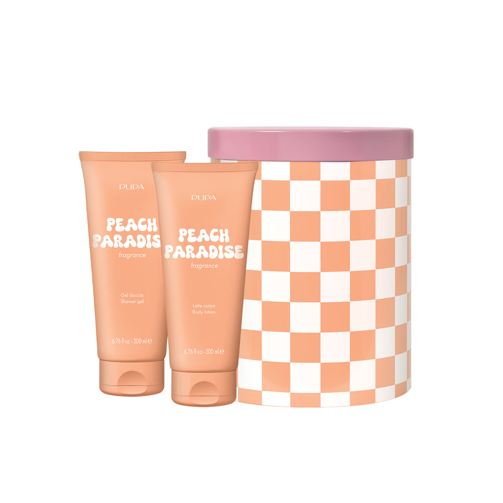 Happy Box Peach Paradise Kit con Gel Doccia Cofanetto Regalo_8011607393534_Pupa