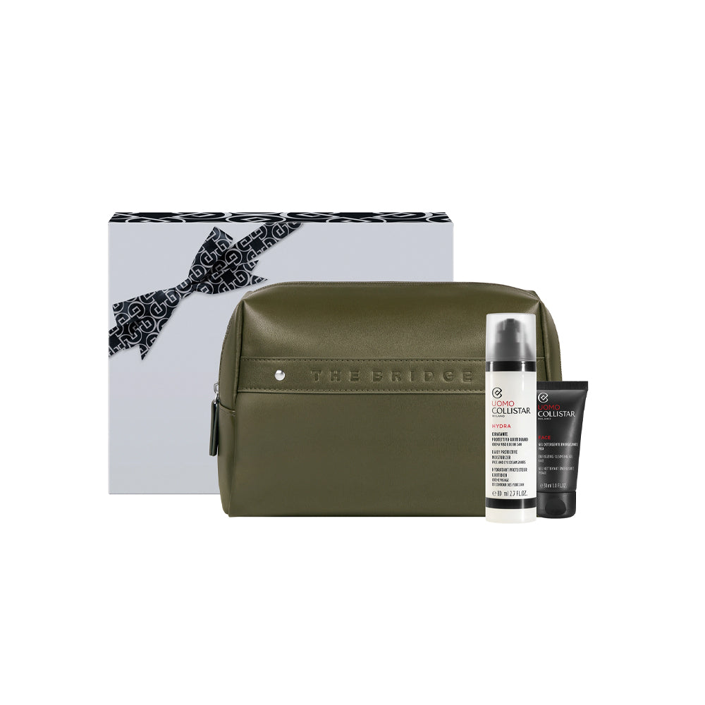 Hydra Idratante Protettivo Quotidiano + Gel Detergente Energizzante Uomo Cofanetto Regalo_8015150009621_Collistar
