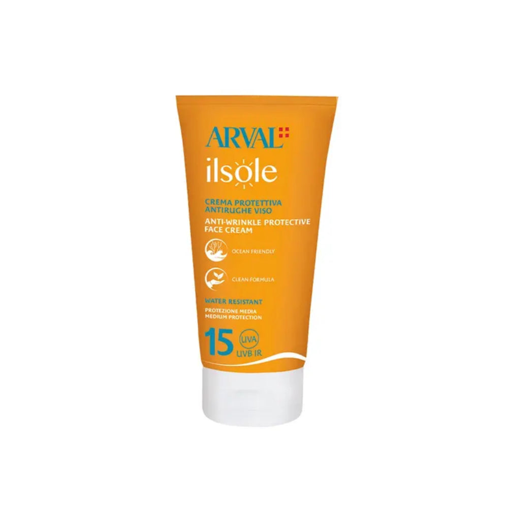 Il Sole Crema Protettiva Antirughe Viso SPF15 Water Resistant_8025935115553_Arval