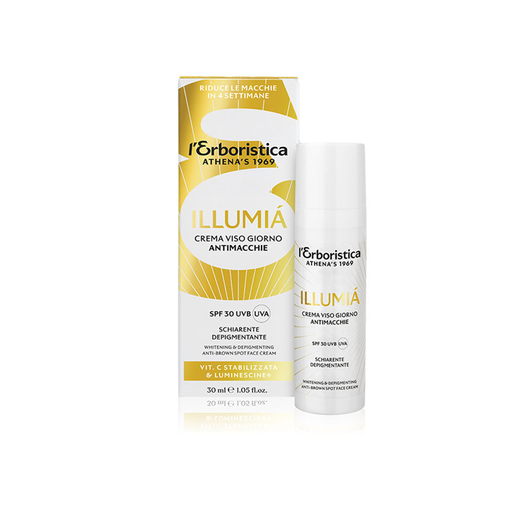 Illumià Crema viso giorno antimacchie SPF30_8002842171001_L'Erboristica-2
