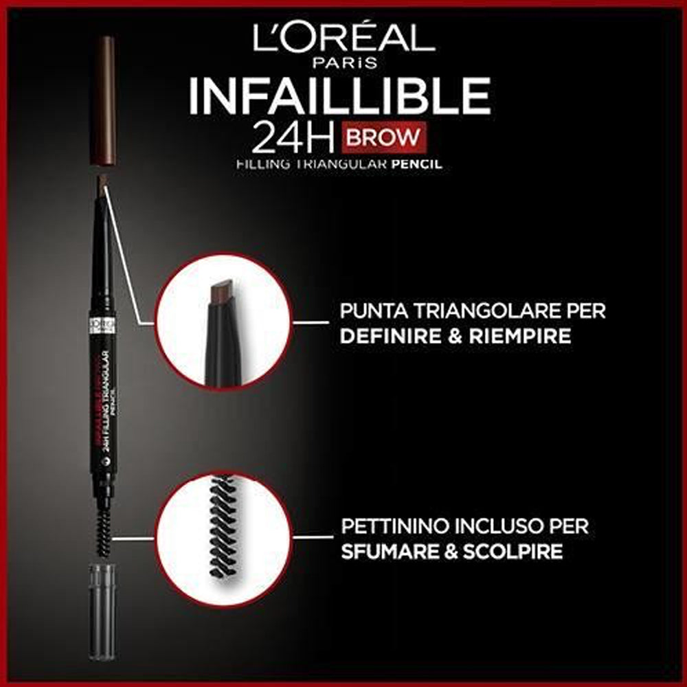 Infaillible 24H Brow Filling Triangular Matita per Sopracciglia_3600524054618_L'Oreal-5