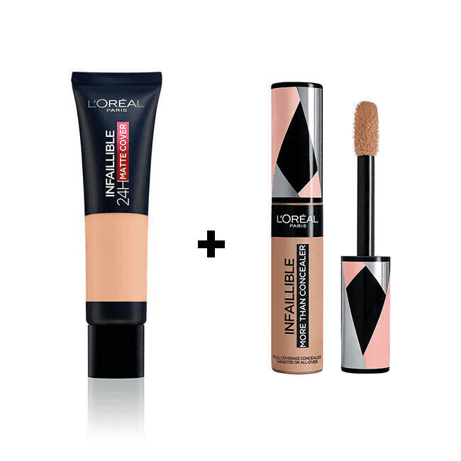 Infallible 24h Matte Cover Fondotinta + More Than Correttore_8054800105535_L'Oreal-2