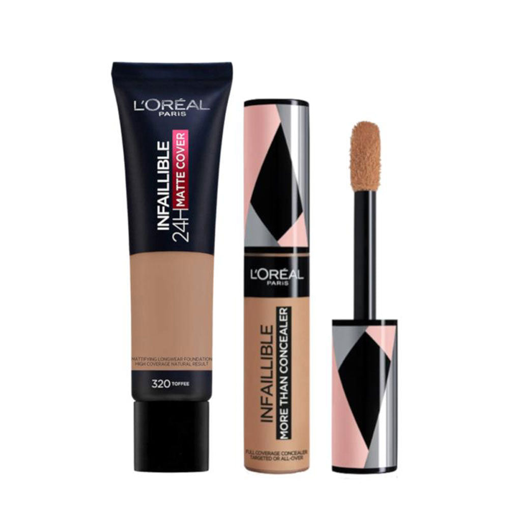 Infallible 24h Matte Cover Fondotinta + More Than Correttore_8054800105573_L'Oreal