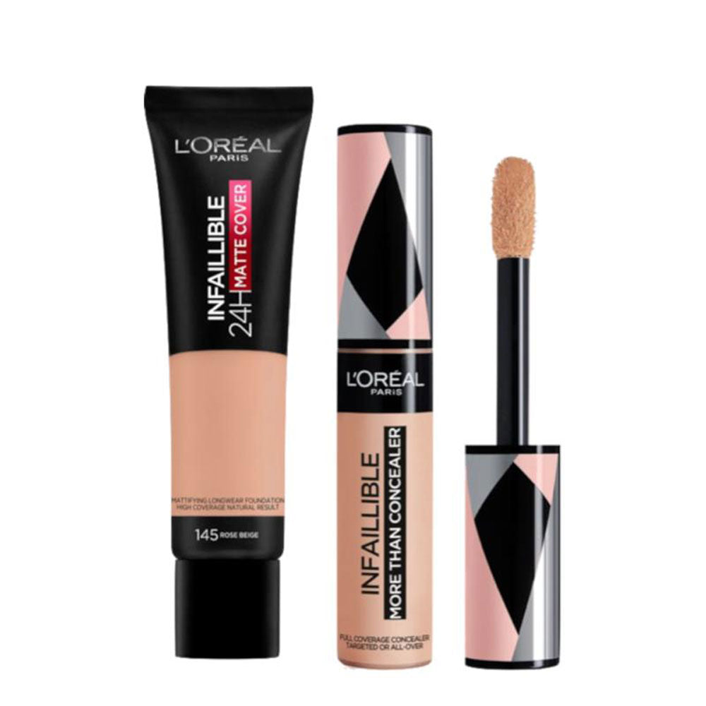 Infallible 24h Matte Cover Fondotinta + More Than Correttore_8054800105634_L'Oreal