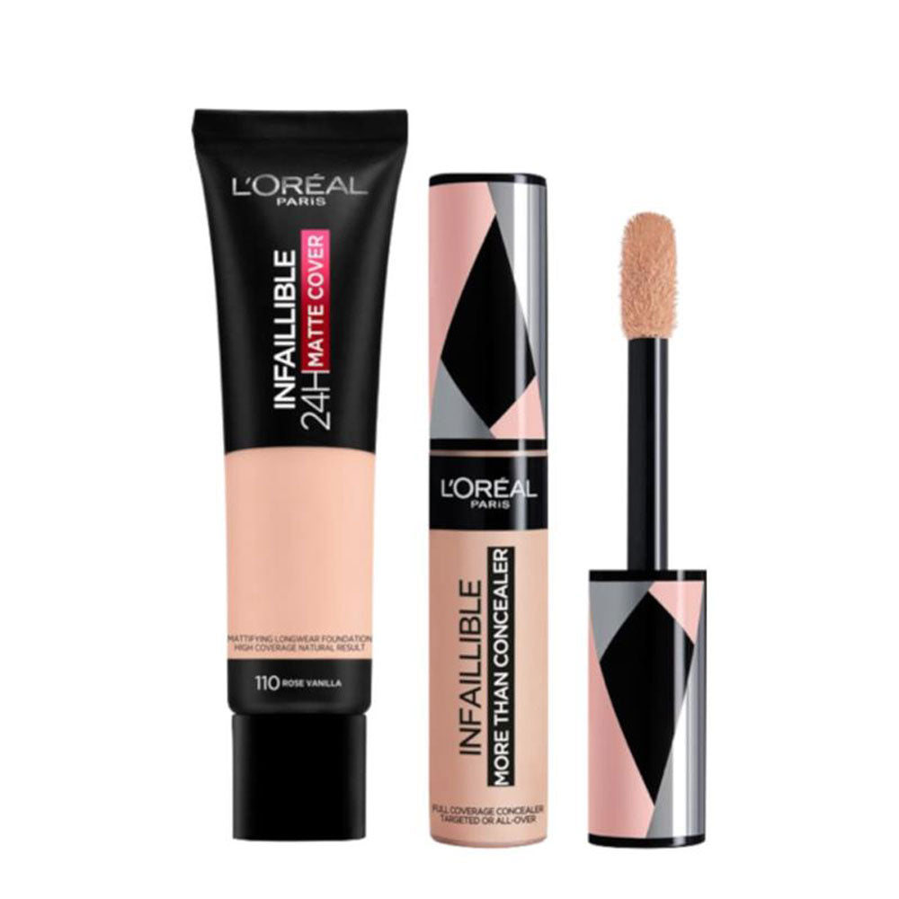 Infallible 24h Matte Cover Fondotinta + More Than Correttore_8054800105658_L'Oreal