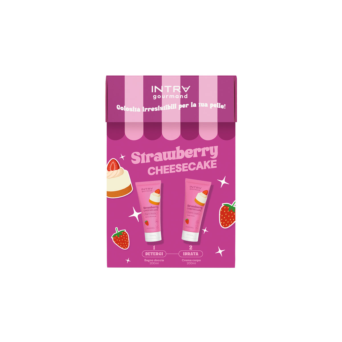 Intra Gourmand Strawberry Cheesecake Cofanetto_8030976038174_Intra