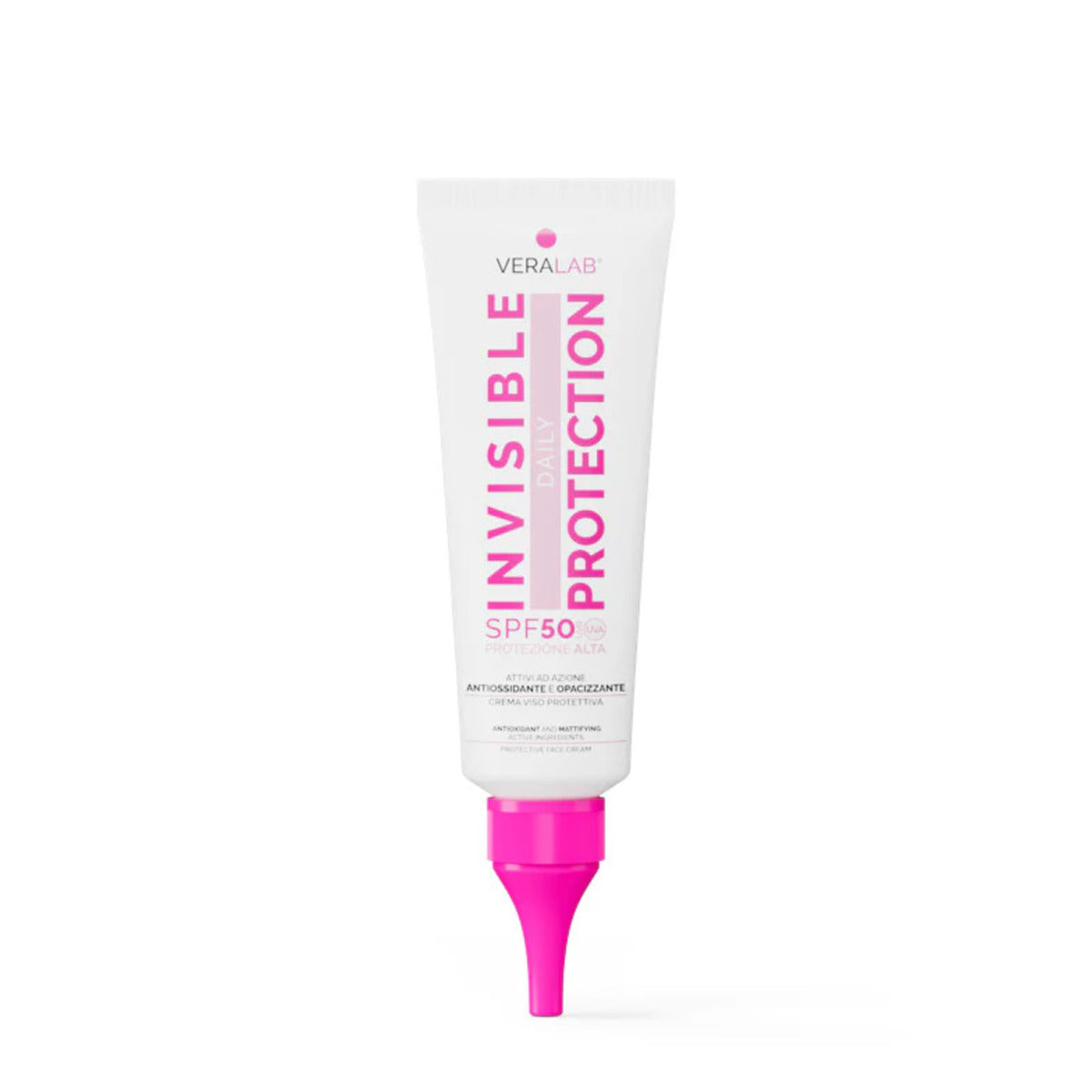Invisible Daily Protection Crema Viso SPF50 con Attivi Opacizzanti_8056151304384_Veralab