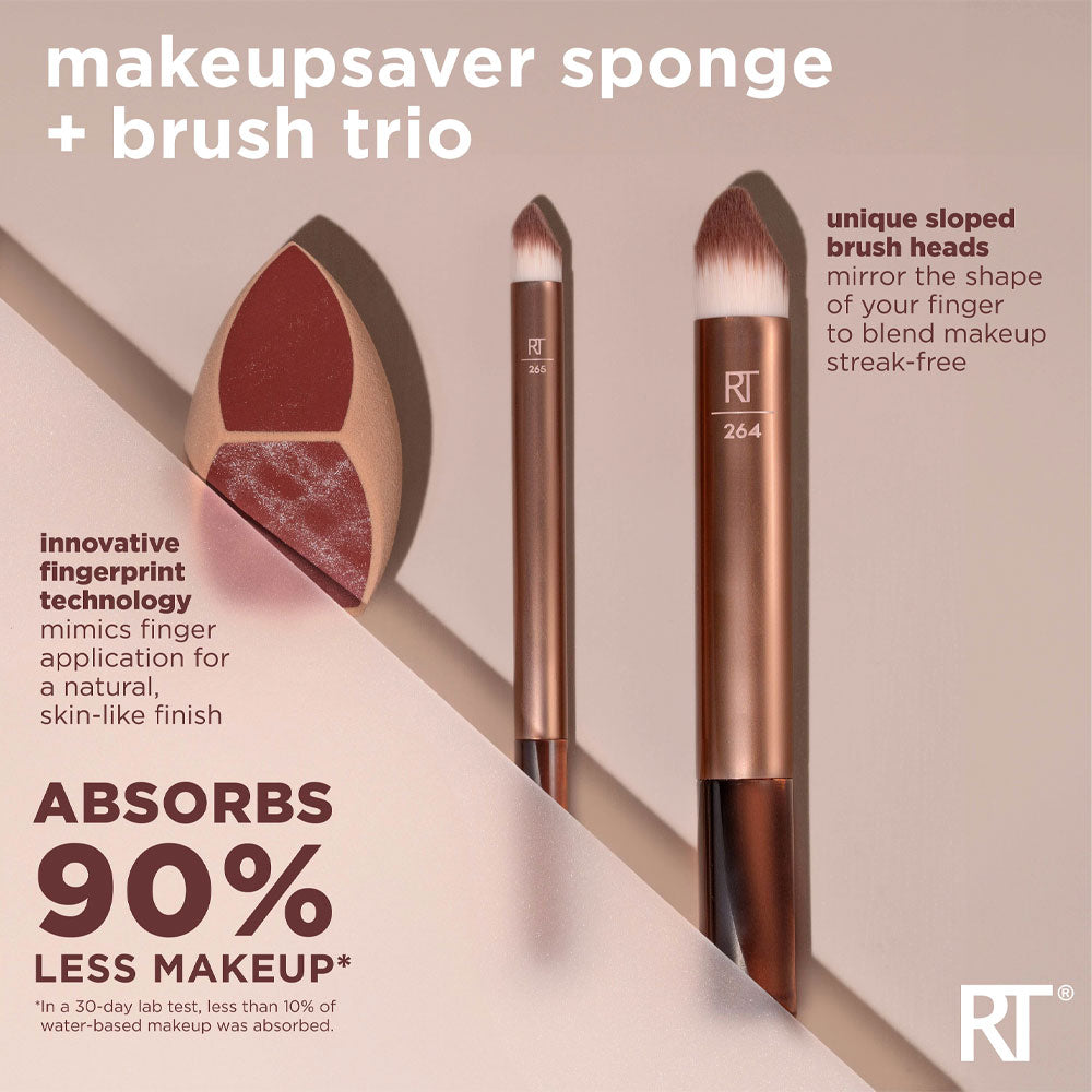 Makeupsaver Spugnetta per trucco + Pennelli Trio_079625440867_Real Techniques-7