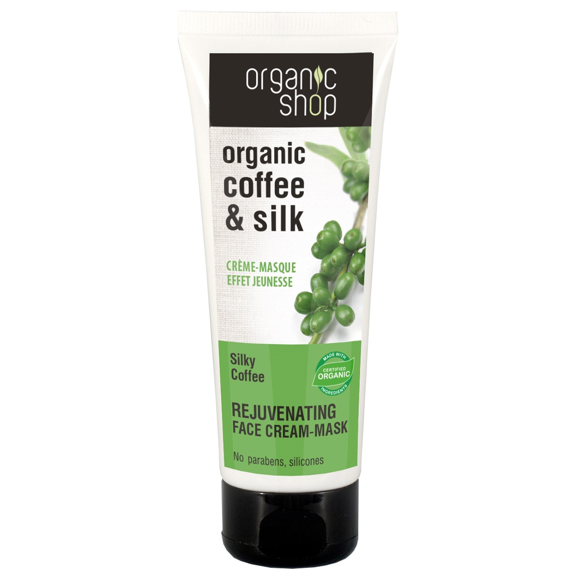 Maschera tonificante Silky Coffee_4744183012172_Organic Shop
