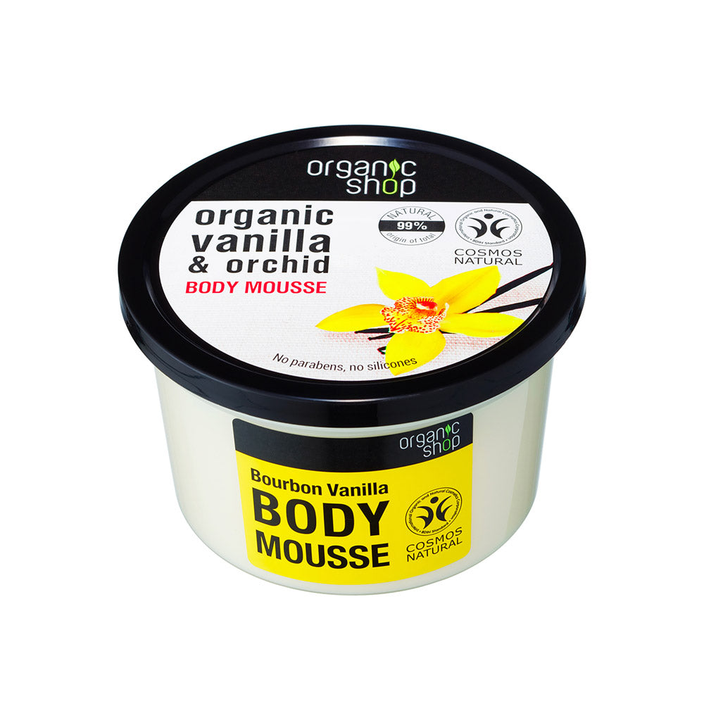 Mousse corpo  Bourbon Vaniglia_4743318100296_Organic Shop