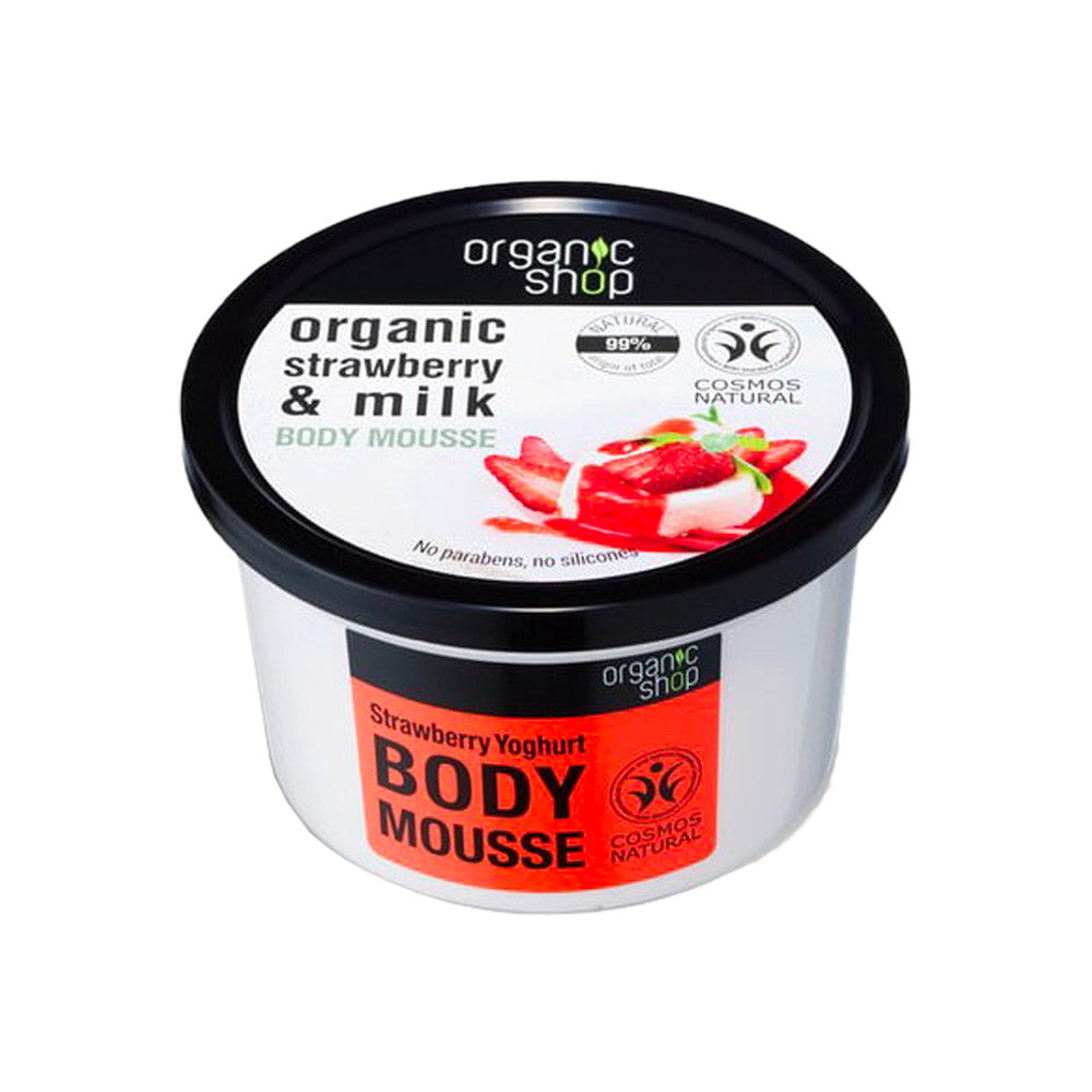 Mousse corpo Fragole e Yogurt_4743318100302_Organic Shop