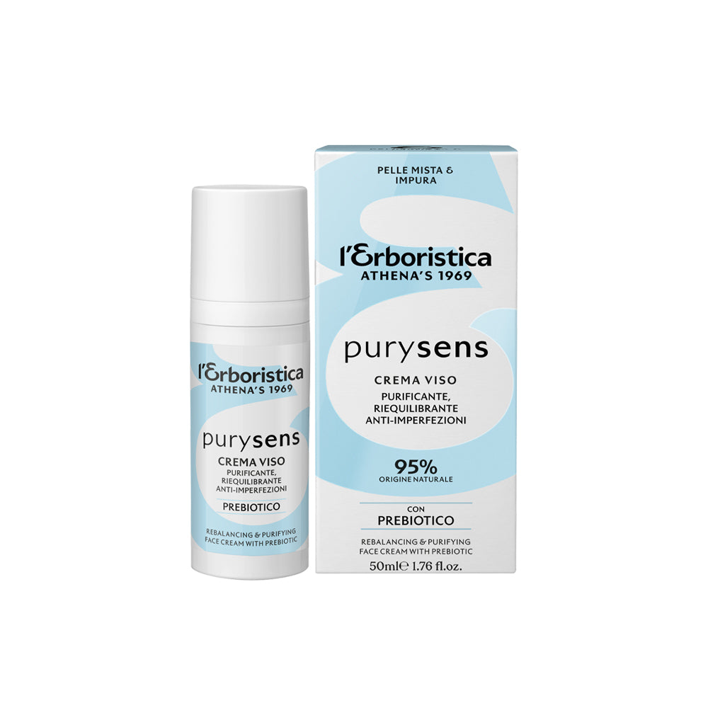 PurySens Crema viso Purificante opacizzante anti-imperfezioni_8002842065034_L'Erboristica-2