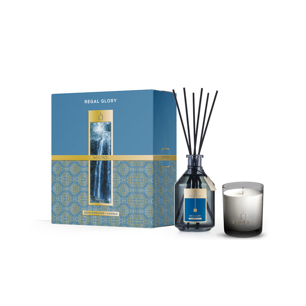 Regal Glory Profumo Ambiente + Candela Cofanetto Regalo_8053629623961_Roomoi