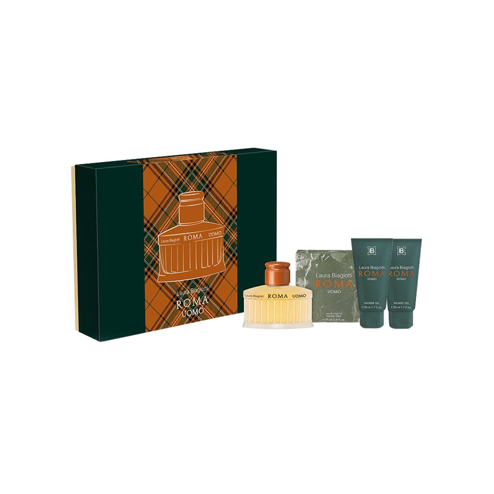 Roma Uomo Eau de toilette Cofanetto regalo_8058045437796_Laura Biagiotti
