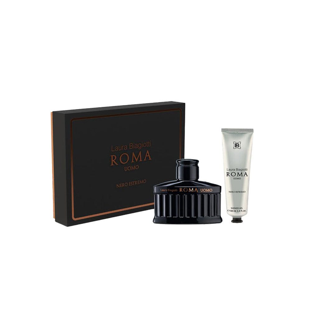 Roma Uomo Nero Estremo Cofanetto regalo_8059095001975_Laura Biagiotti