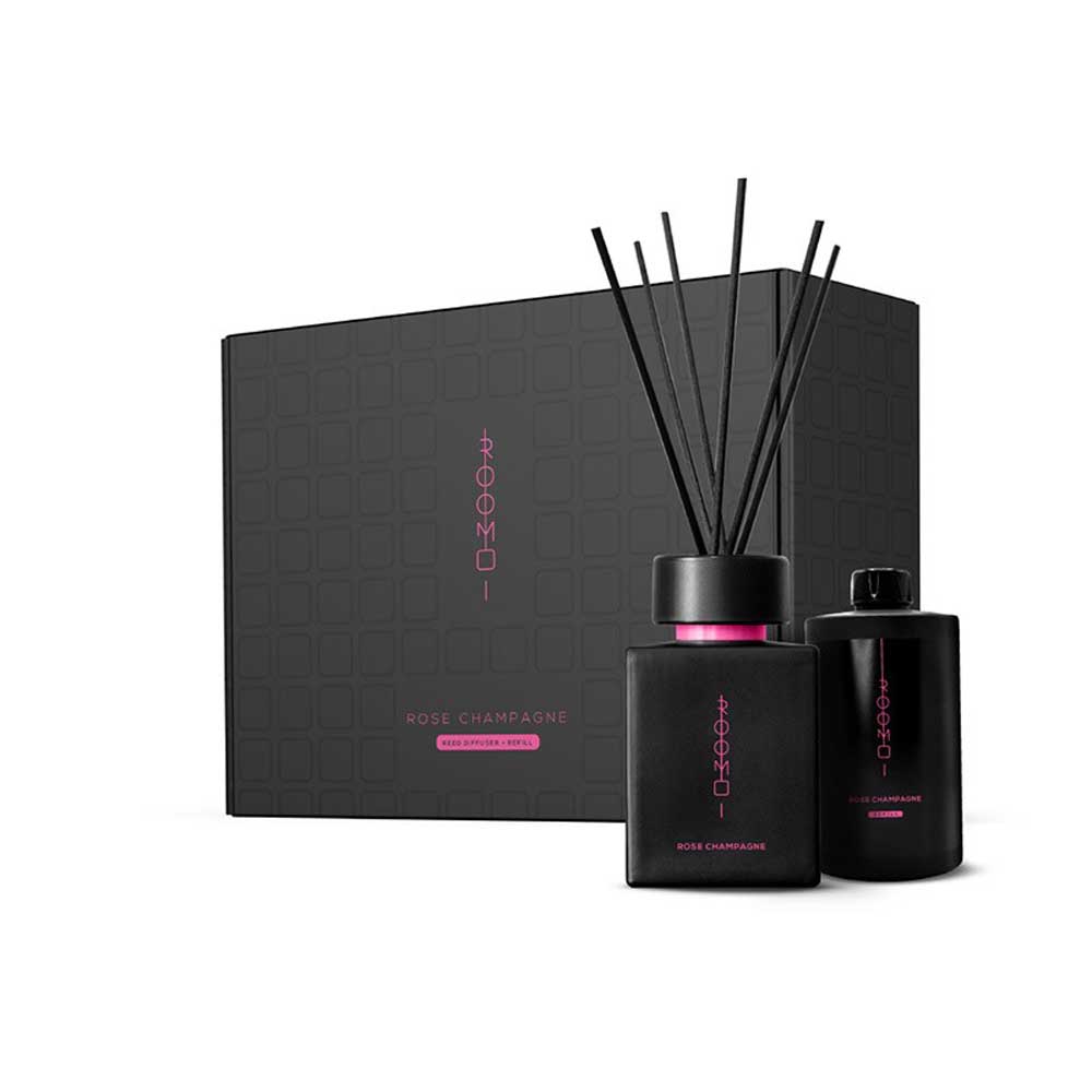 Rose Champagne Profumo per ambienti Cofanetto regalo_8053629628744_Roomoi