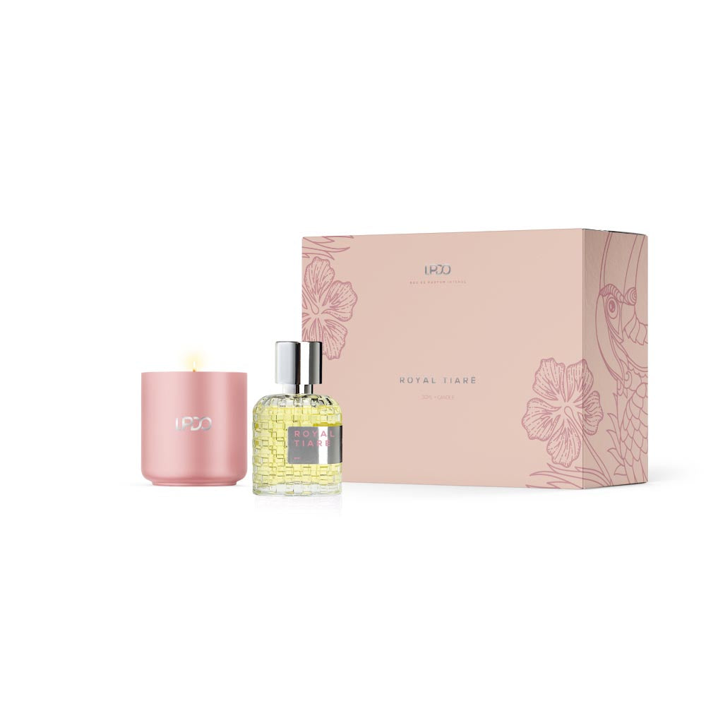 Royal Tiaré Cofanetto regalo con candela profumata_8053629628096_Lpdo