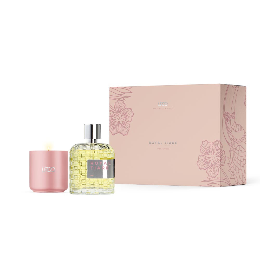 Royal Tiaré Cofanetto regalo con candela profumata_8053629628959_Lpdo