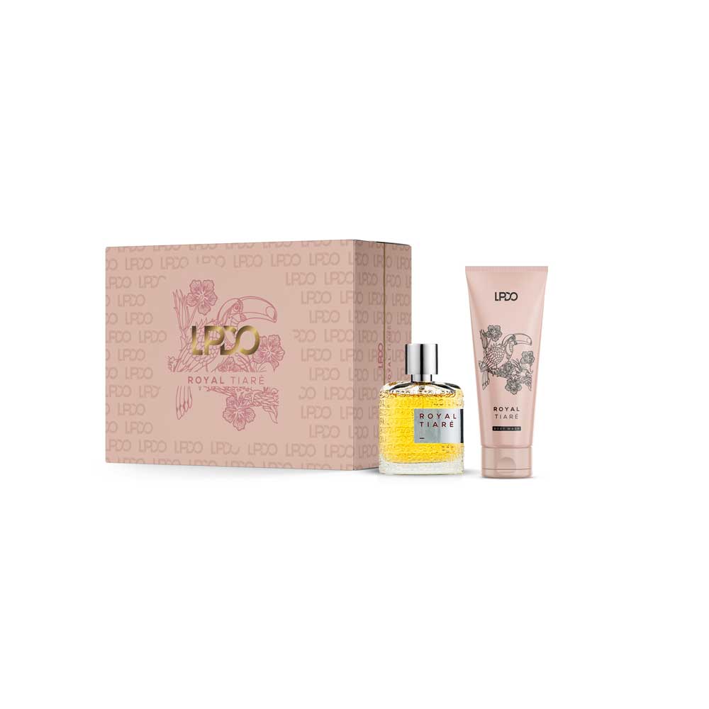 Royal Tiaré Eau de Parfum Cofanetto Regalo con bagnoschiuma_8053629623657_Lpdo