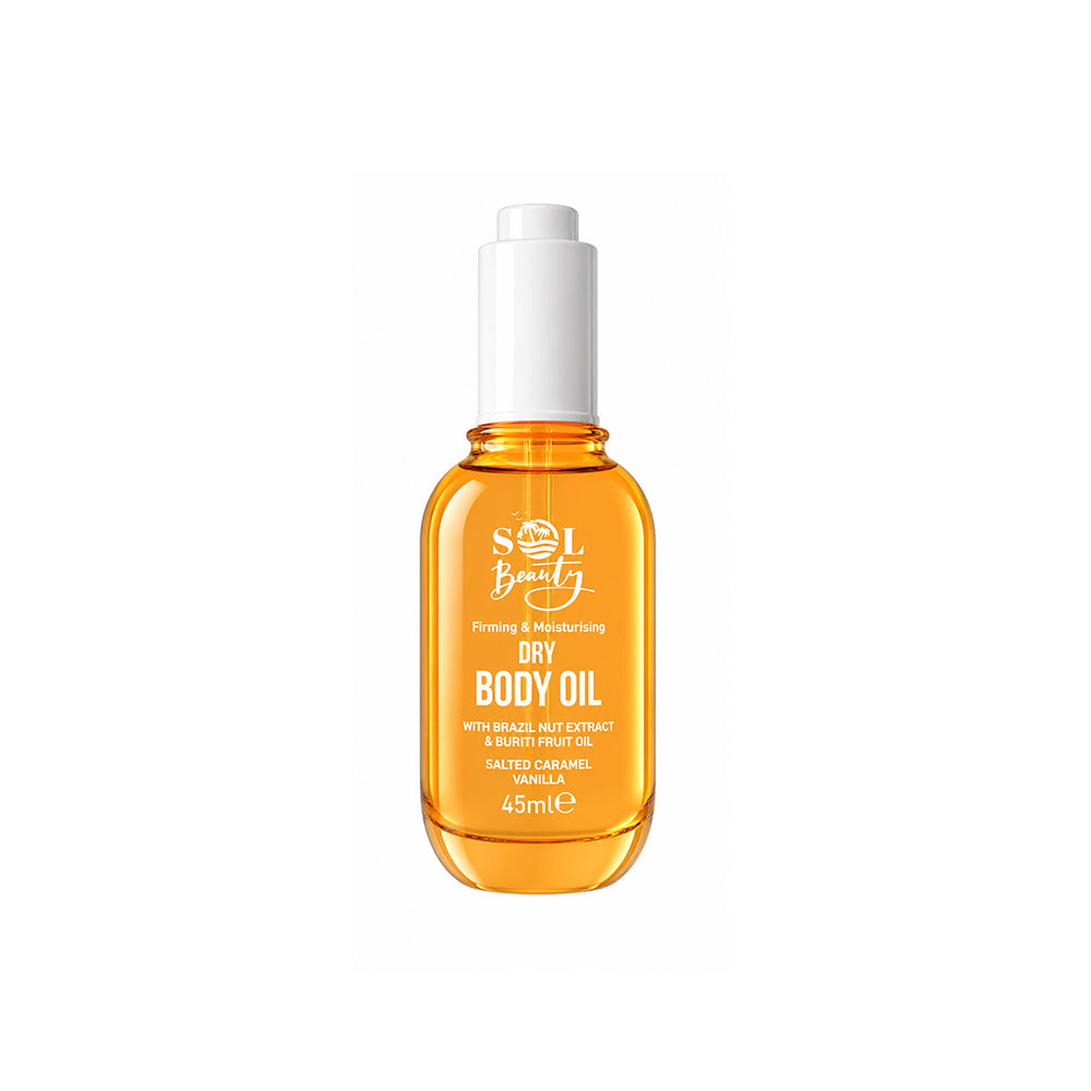 Salted Caramel Vanilla Dry Body Oil_5013692278089_Sol Beauty