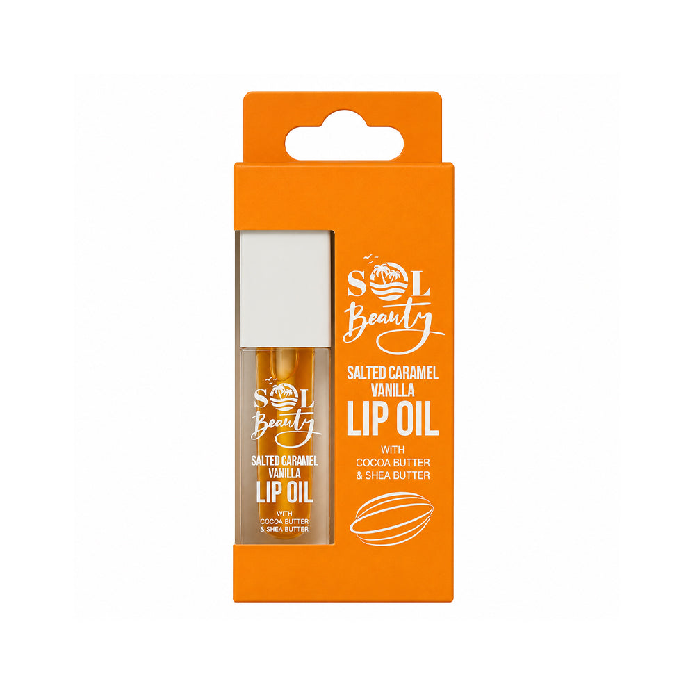 Salted Caramel Vanilla Lip Oil_5013692278119_Sol Beauty-2