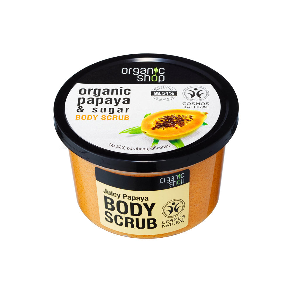 Scrub corpo Papaya e Zucchero_4743318166841_Organic Shop