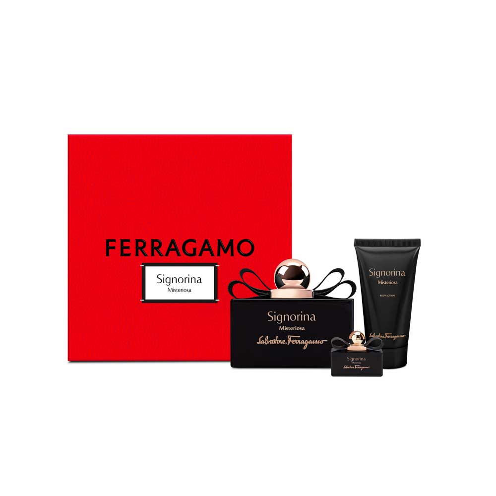 Signorina Misteriosa Cofanetto regalo con latte corpo e travel size_8052464896288_Ferragamo