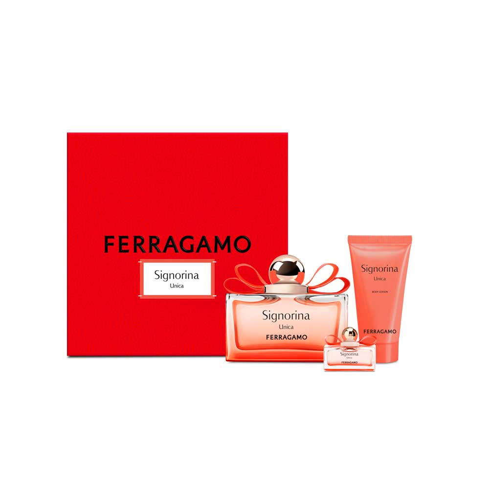 Signorina Unica Cofanetto regalo con Latte corpo e Travel size_8052464896295_Ferragamo