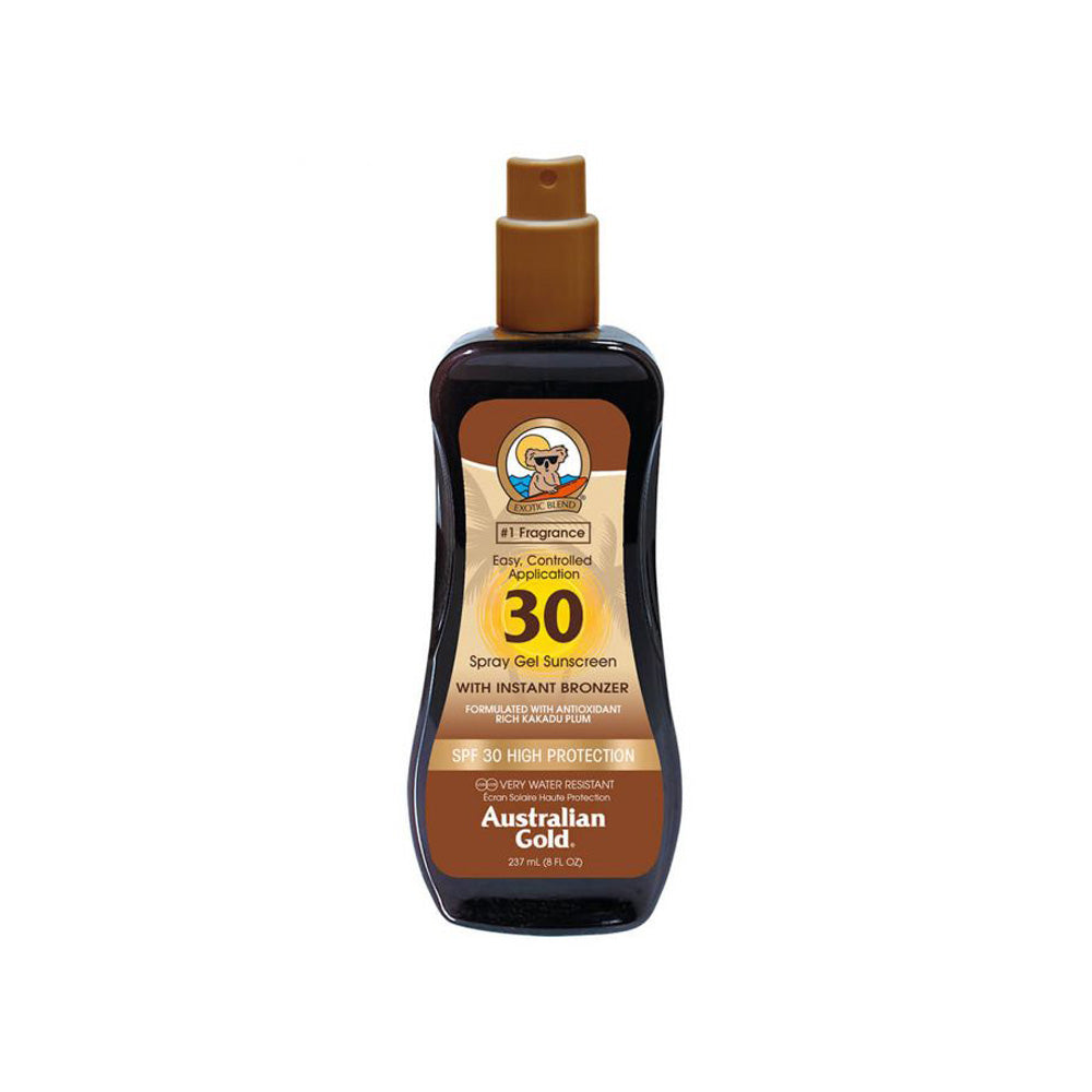 Spray Gel  Sunscreen SPF30 con Instant Bronzer_054402700716_Australian Gold