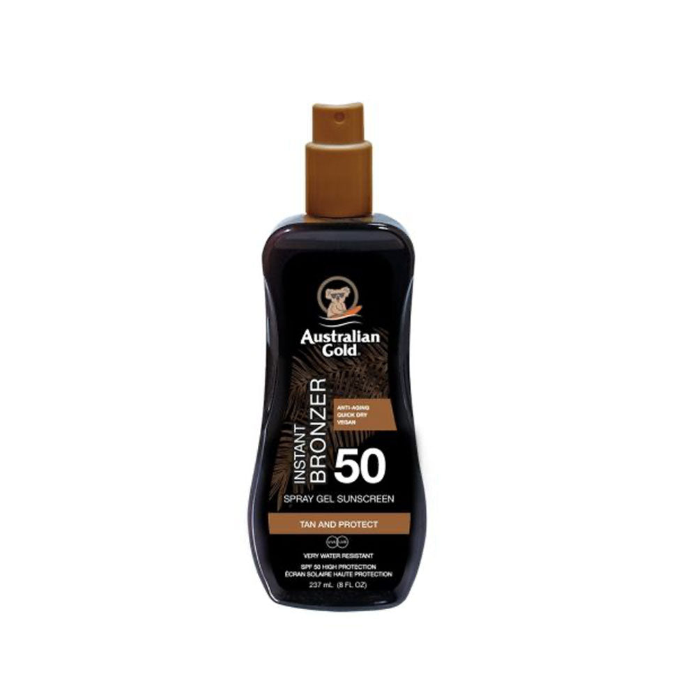 Spray Protezione Solare SPF50 con Instant Bronzer_054402730614_Australian Gold