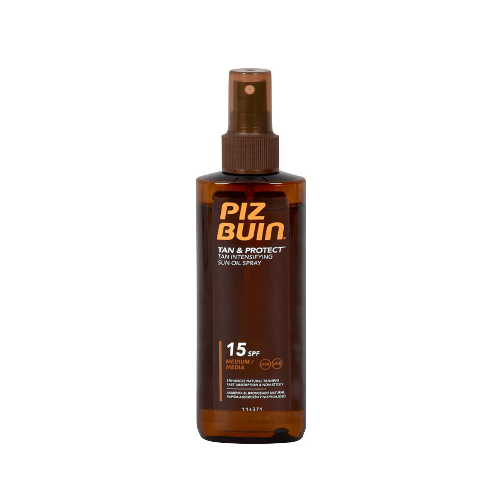 Tan & Protect Tan Intensifying sun oil spray SPF15_3574661192833_Piz buin