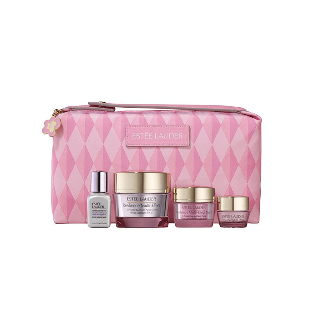 The radiance routine Resilience Multi Effect Skincare Set_887167647534_Estée Lauder