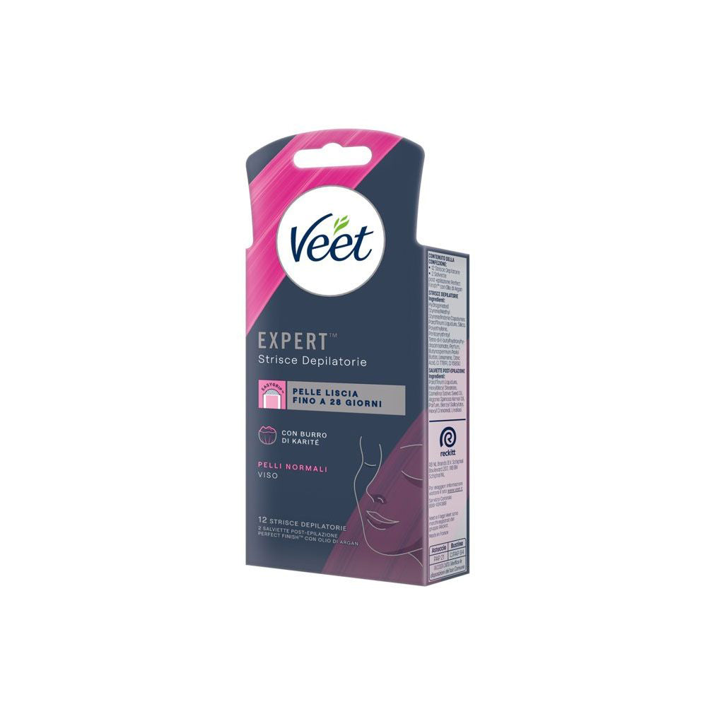 Veet Easy Gel Strisce depilatorie Viso_8002990840125_