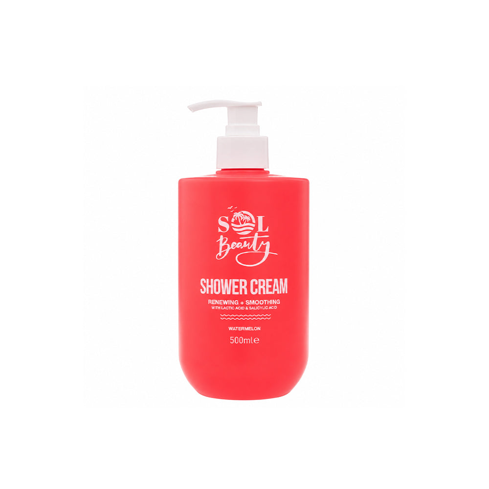 Watermelon Shower Cream_5013692278140_Sol Beauty